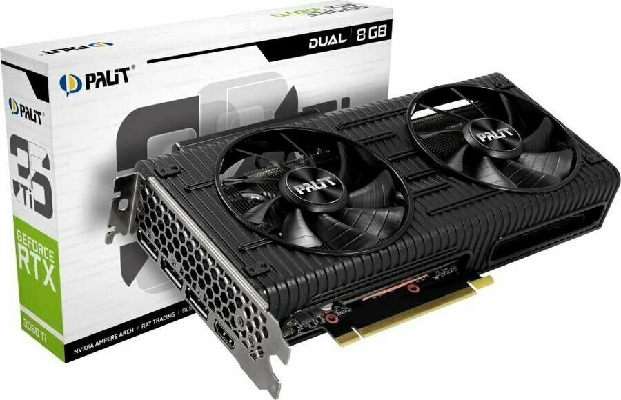 Видеокарта Palit GeForce RTX 3060 Ti Dual 8GB (NE6306T019P2-190AD)