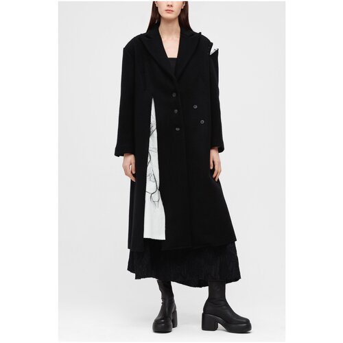 Пальто A Tentative Atelier для женщин цвет черный размер 40