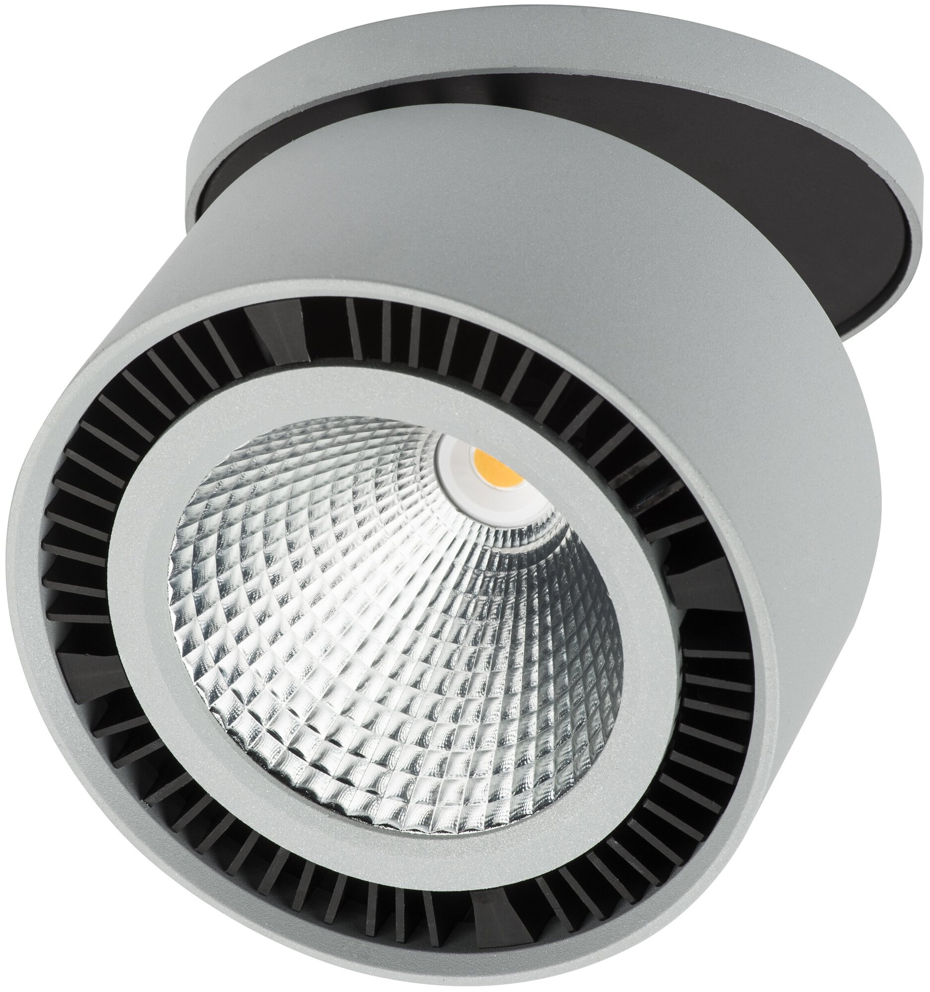 Светильник Lightstar Forte Inca 213849, LED, 40 Вт, 3000, теплый белый, цвет арматуры: черный, цвет плафона: серый - фотография № 5