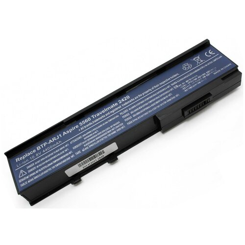 Аккумулятор для ноутбука Acer Aspire 2420 2920 2920Z 3620 3640 3670 (11.1V 4400mAh) P/N: 934C2130F 934T2130F BT.00603.012 BT.00603.014 BT.00603.026