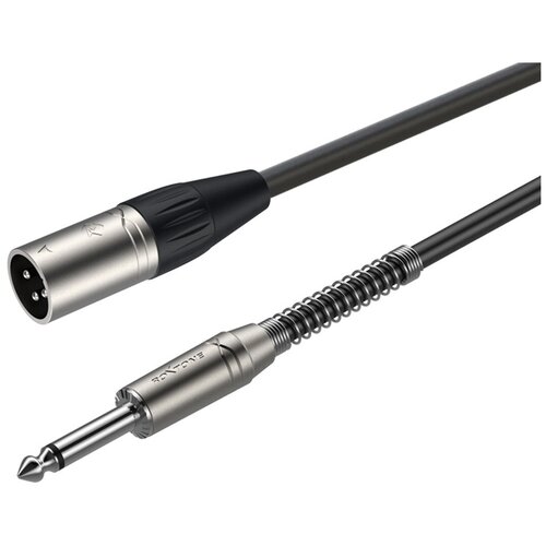 разъем xlr папа roxtone rx5m nt Кабель аудио 1xJack - 1xXLR Roxtone SMXJ250/6 6.0m