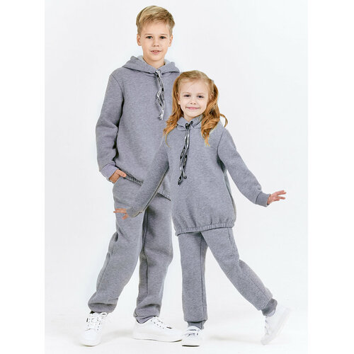 Комплект одежды KETMIN, размер 104, серый