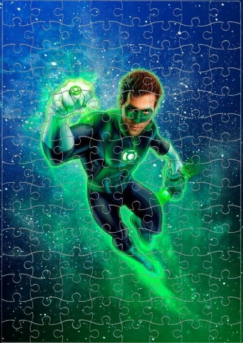 Пазл Зелёный фонарь, Green Lantern №10
