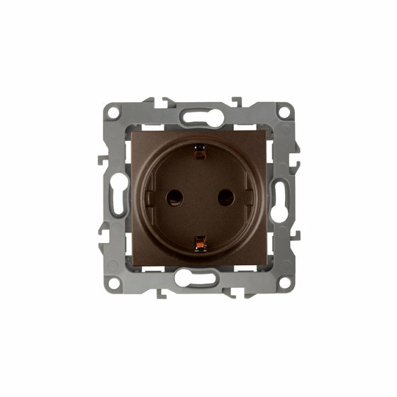 Розетка ЭРА 12 2P E Schuko 16A 250V 12-2101-13 Б0019320 - фото №3