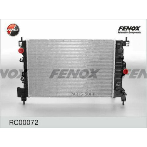 Rc00072_радиатор Системы Охлаждения! Мкпп Chevrolet Aveo (T300) 1.6 11> FENOX арт. RC00072