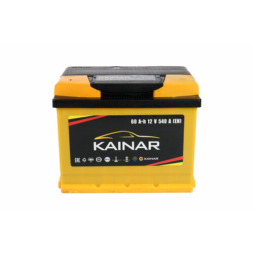 Аккумуляторная батарея KAINAR 6СТ60 550 А