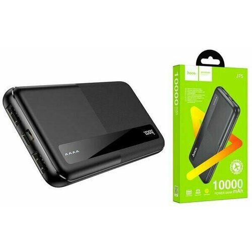 Повербанк power bank внешний аккумулятор Hoco J75 Tresor 10000mAh Black 129000₽