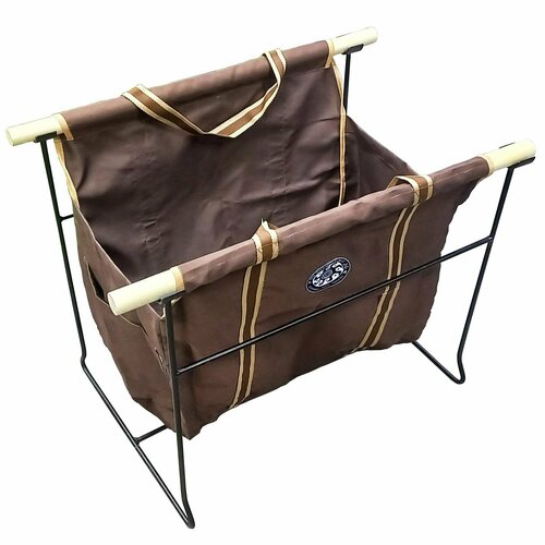 Дровница-переноска для камина, бани, дачи и дома, тканевая из полиэфирного полотна 