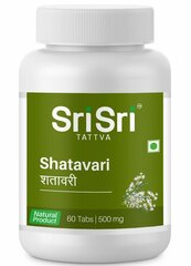 Шатавари Шри Шри (Shatavari) Sri Sri для восстановления женской репродуктивной системы 60 таб. * 500 мг.