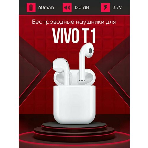 Беспроводные наушники для телефона vivo t1 Полностью совместимые наушники со смартфоном виво т1 i9S-TWS 37V 60mAh 129000₽