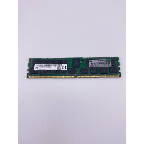 Оперативная память HPE 16GB (1x16GB) 2Rx4 PC4-2400T-R DDR4 Reg 836220-B21, 809081-081, 846740-001 модуль памяти hpe 815097 b21