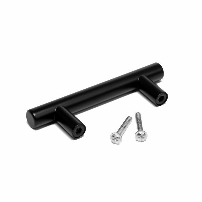 Ручка рейлинг CAPPIO, нерж. сталь, d=12 мм, м/о 64 мм, цвет черный - фотография № 7