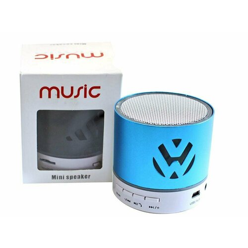 Колонка портативная I LOVE YOU круглая мал Bluetooth AUX USBSD card мощность 3Вт 5V 68300₽