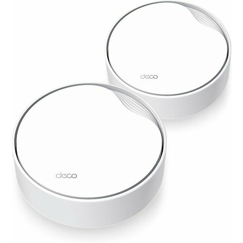 Wi-Fi Mesh система TP-LINK Deco X50-PoE WiFi 6 (2-pack) точка доступа mikrotik cap ac xl rbcapgi 5acd2nd xl 2 4 5ghz ac1200 802 11a b g n ac 2x10 100 1000 мбит с 6dbi потолочная настенная poe