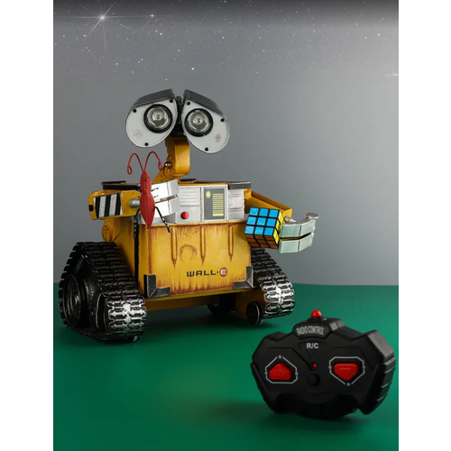 (с пультом) 30 см Робот-игрушка Hello Wall-E (Валли) с дистанционным управлением со световыми и звуковыми эффектами