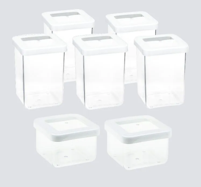 Набор емкостей для сыпучих продуктов IDEA степ 7 предметов / Комплект контейнеров для круп / Банка для чая - фотография № 8