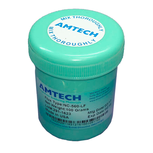 Флюс Amtech NC-560-LF 100g. флюс паяльный amtech