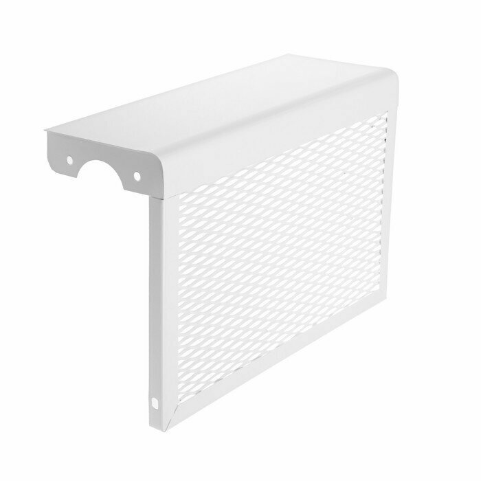 фото ZEIN Экран на чугунный радиатор ZEIN, 390х270х150 мм, 4 секции, металлический, белый