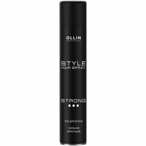 Лак для волос OLLIN PROFESSIONAL Style сильной фиксации, 500 мл