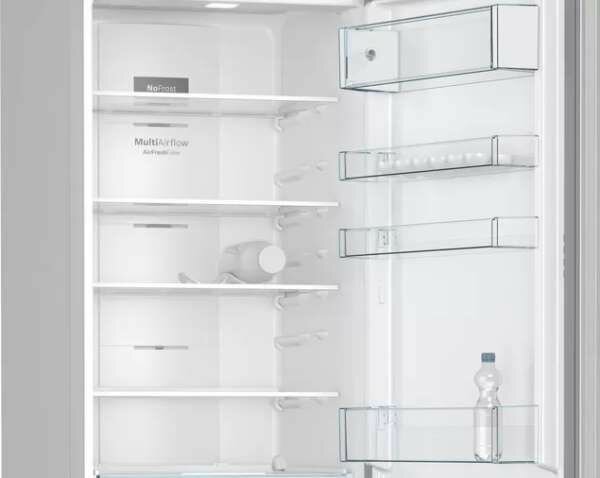 Холодильник витринный Bosch Serie 4 VitaFresh KGN39VL25R серебристый (двухкамерный) - фотография № 20