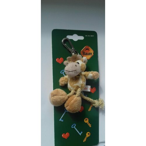 фото Мягкая игрушка брелок жираф 12 см bauer