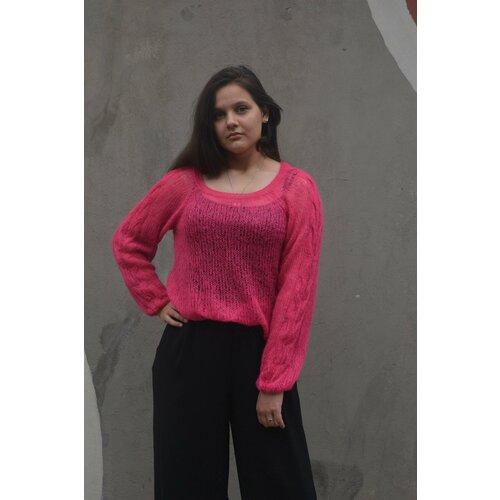 Джемпер, размер 44/48, фуксия