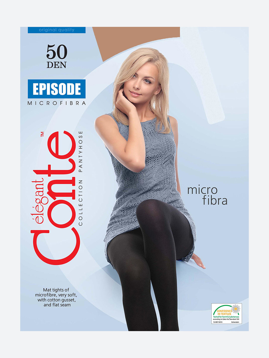 Колготки Conte elegant Episode, 50 den, bronz загар