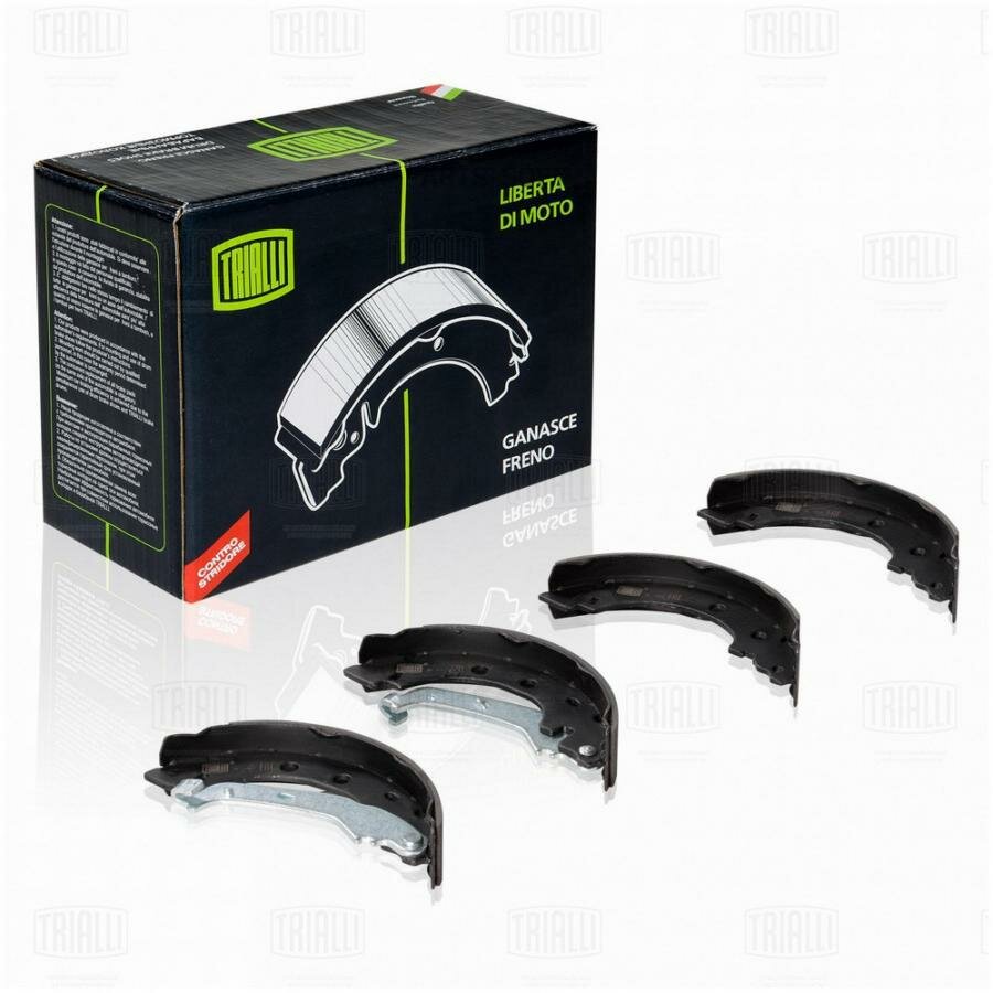 TRIALLI Колодки торм. бар. RENAULT KANGOO/NISSAN KUBISTAR 97-