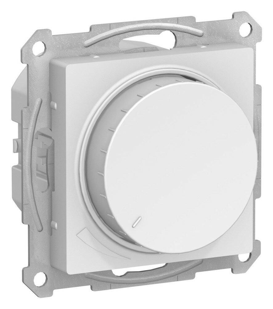 AtlasDesign Лотос Светорегулятор (диммер) повор-нажим, LED, RC, 400Вт, механизм