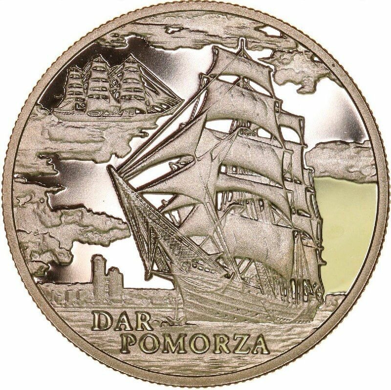 Монета 1 рубль Дар Поморья. Беларусь 2009 Proof