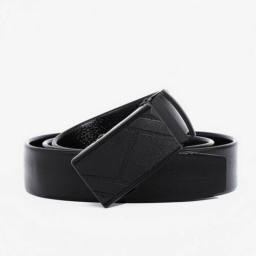 фото Ремень сима-ленд, размер 120, черный сима-лэнд