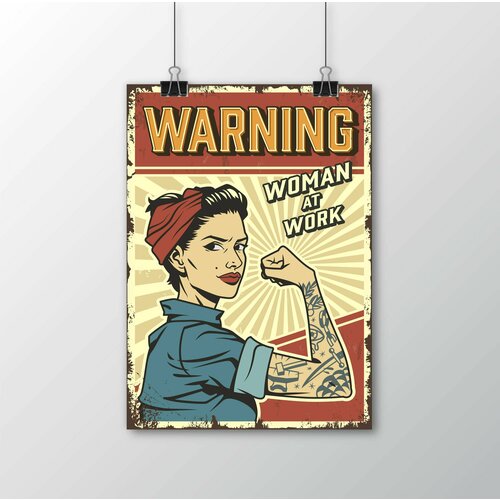 Ретро Плакат на стену 