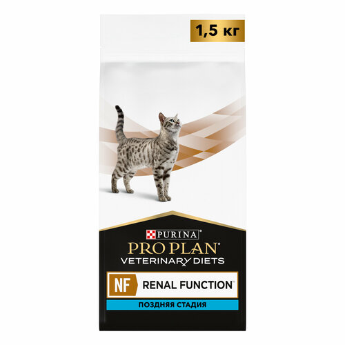 фото Сухой корм для кошек pro plan veterinary diets nf при поздней стадии хронической почечной недостаточности 1,5 кг