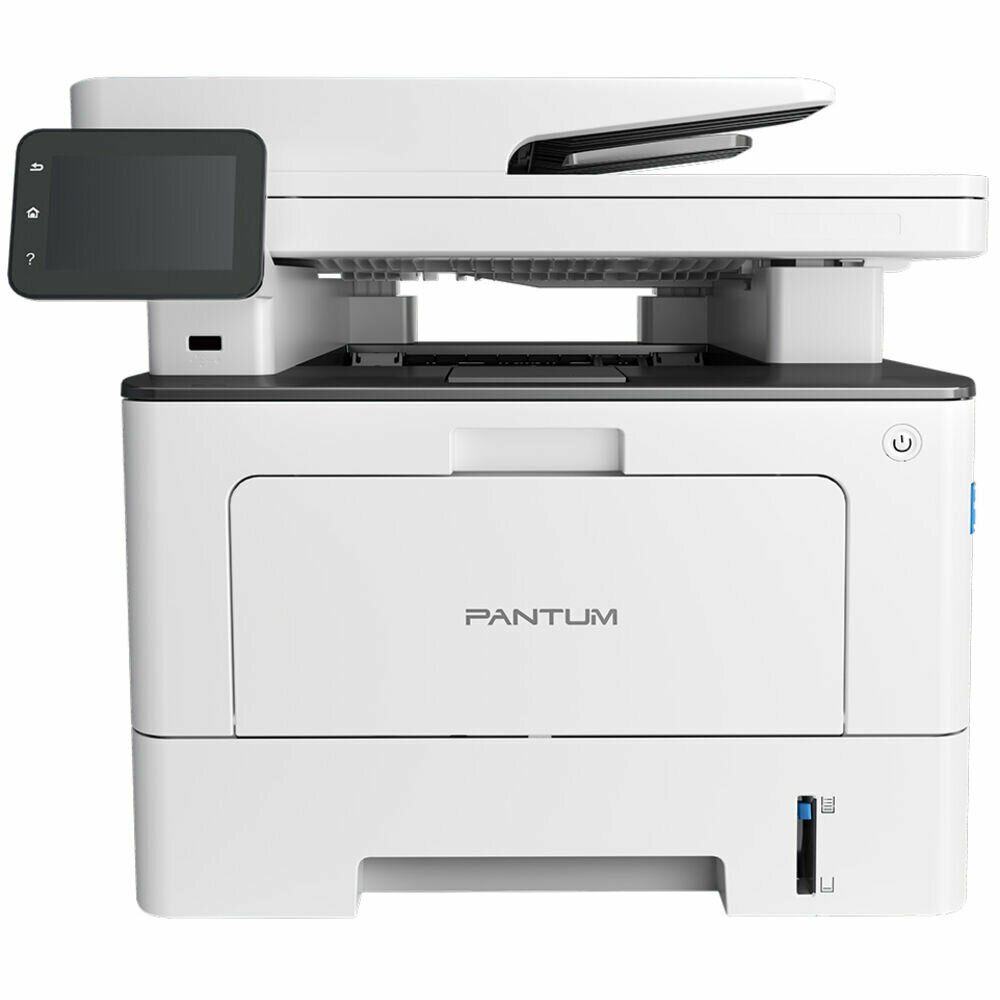 МФУ лазерное Pantum BM5100FDW, черно-белая печать, 1200x1200 dpi, ч/б - 40 стр/мин (А4), факс, RJ-45, USB, Wi-Fi