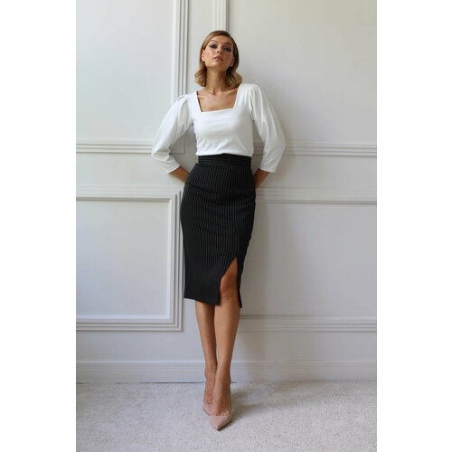 фото Юбка looklikecat, размер 46, черный