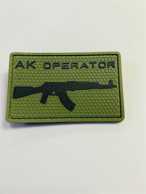 Шеврон АК Operator Olive PVC
