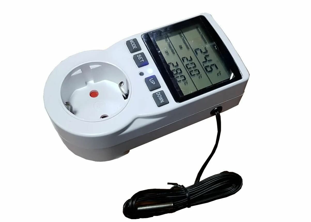 Терморегулятор/термостат розеточный X2 RZ 3500Вт Для радиаторного отопления для систем антиобледенения белый
