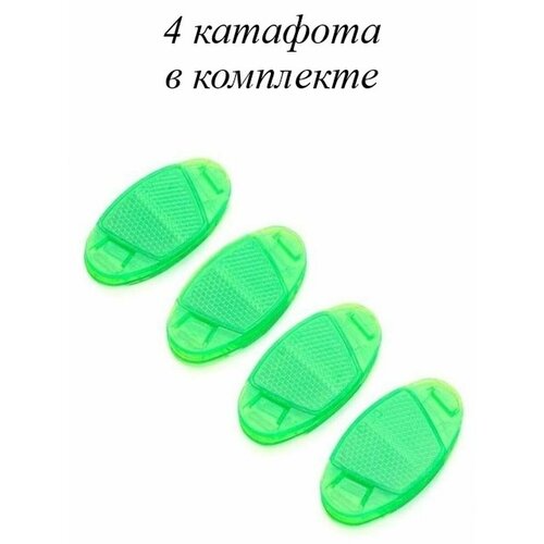 фото Катафоты на велосипед supkahome зеленый ga&a