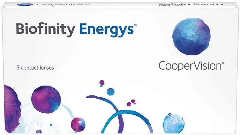 Контактные линзы CooperVision Biofinity Energys, D - 01.75, R 8.6, 3 шт.