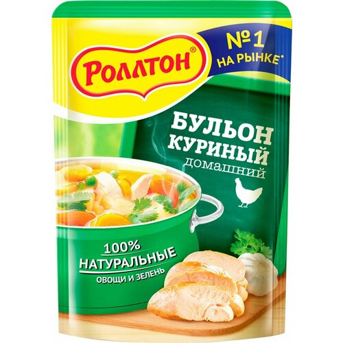 Бульон роллтон Домашний куриный, 100 г - 10 шт.