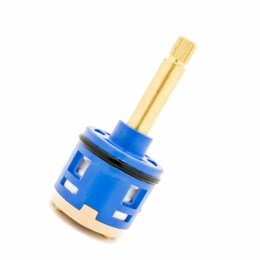 фото 3 D33 L48 Картридж переключения режимов для смесителя для душевой кабины ERLIT, 3 положения, диаметр корпуса 33 мм, шток шлицы, длина штока 48 мм