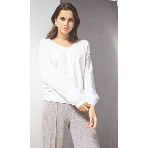 Джемпер Barbara Geratti, размер 52, белый