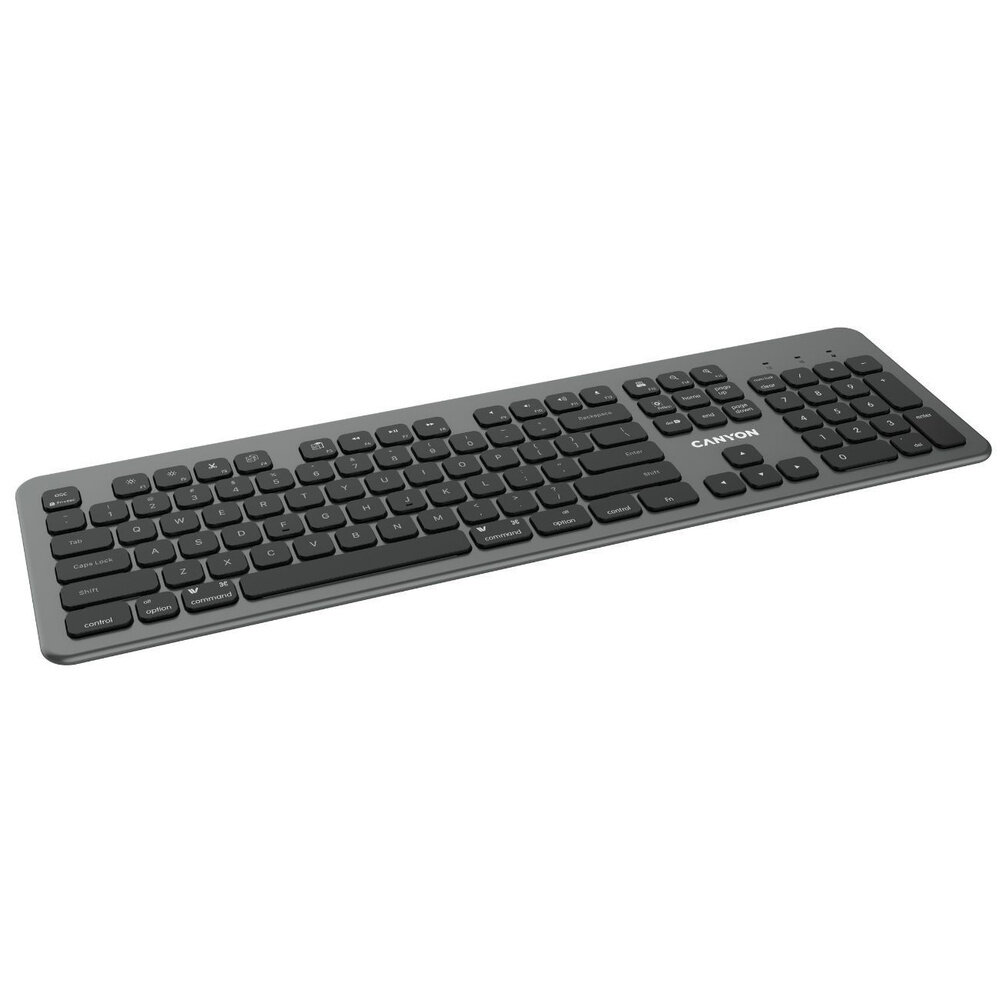 Ультратонкая беспроводная клавиатура Canyon CND-HBTK10-RU черный