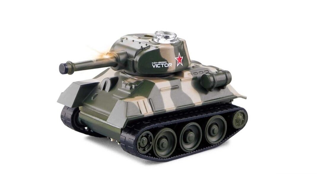 Радиоуправляемый танк Happy Cow BATTLE TANK 1:64 RTR свет - 777-585-TIGER