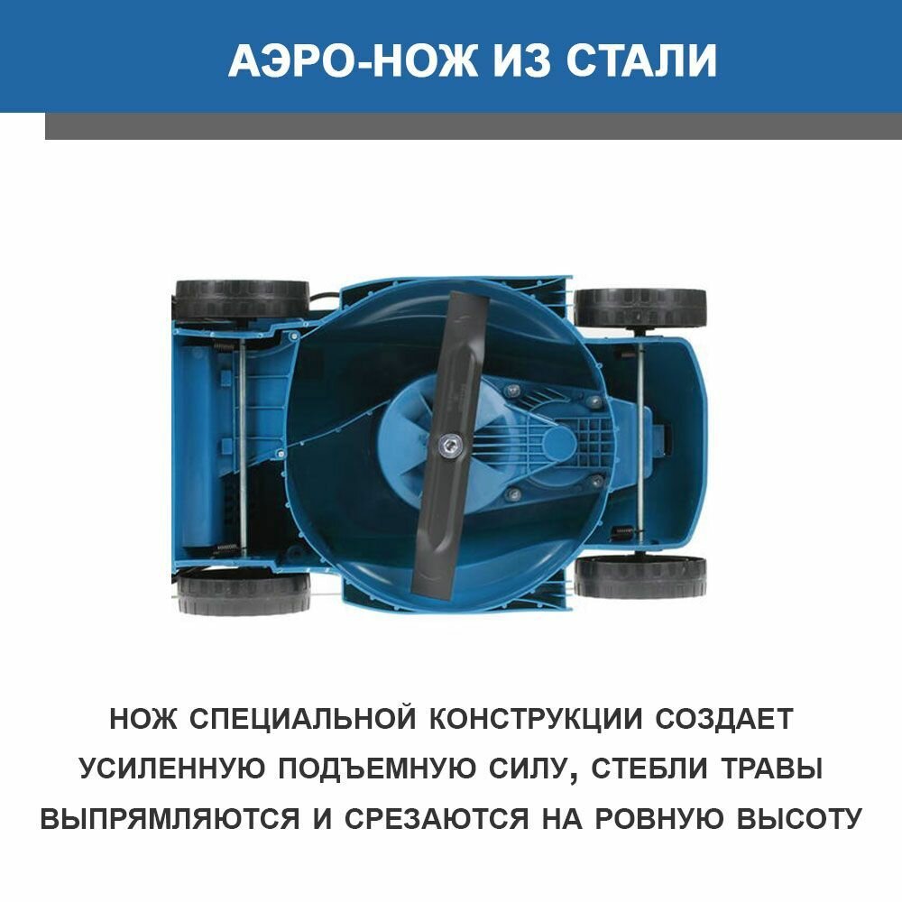 Электрическая газонокосилка Hyundai LE 3210 1100 Вт 32