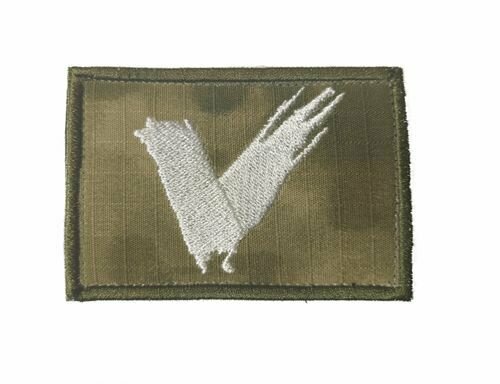 Шеврон V 5*8 вышивка мох