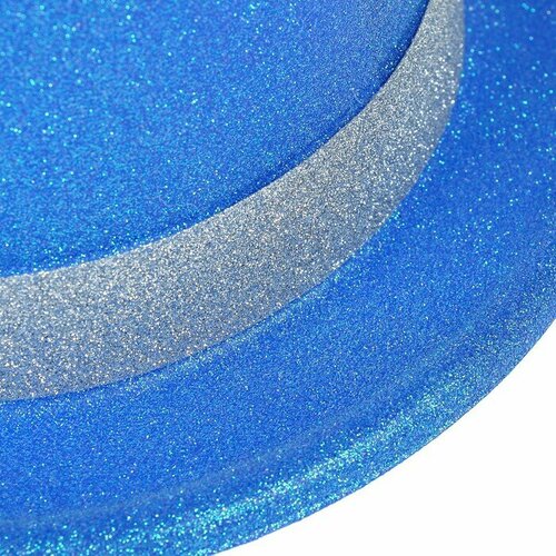 Шляпа пластиковая Фееричный цилиндр, р-р. 56, цвет синий