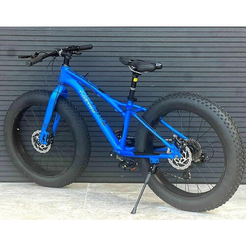 Велосипед Фэтбайк Richiesto TT120 8 Гидравлические тормоза Алюминиевая рама Взрослый Спортивный Подростковый Детский синий 3299000₽