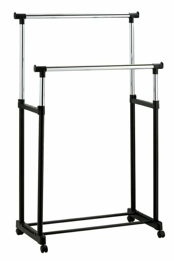 фото Вешалка напольная DOUBLE POLE на роликах