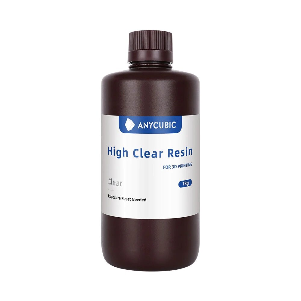 Фотополимерная смола Anycubic High Clear Resin прозрачный 1л.